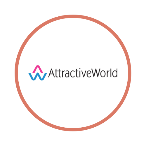 attractive world logo hc attractive world